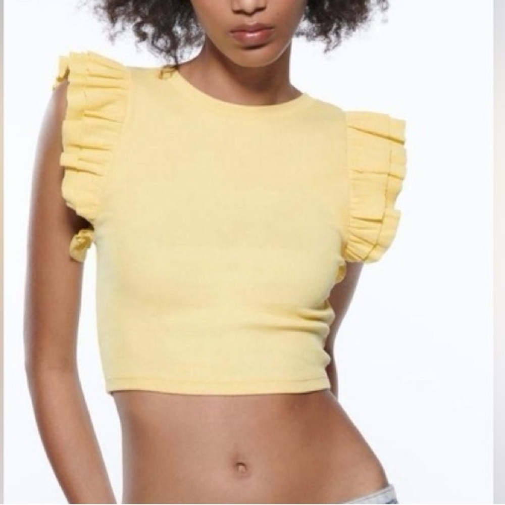 Zara Yellow Top